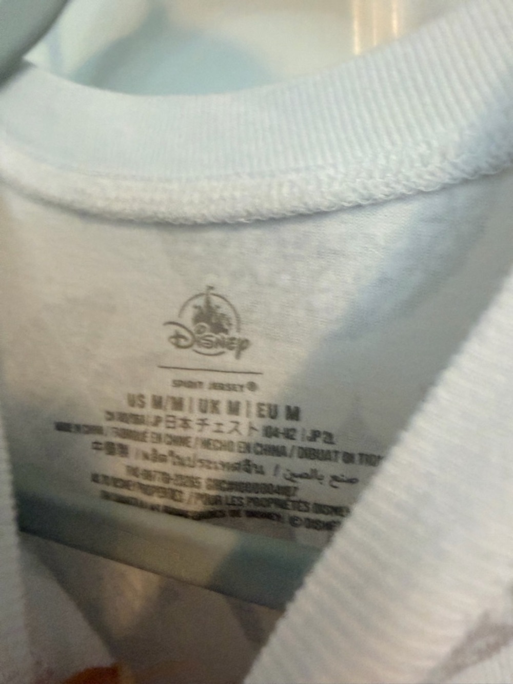 Disney White T-Shirt with Printed Neck Label - Picture 3 of 6